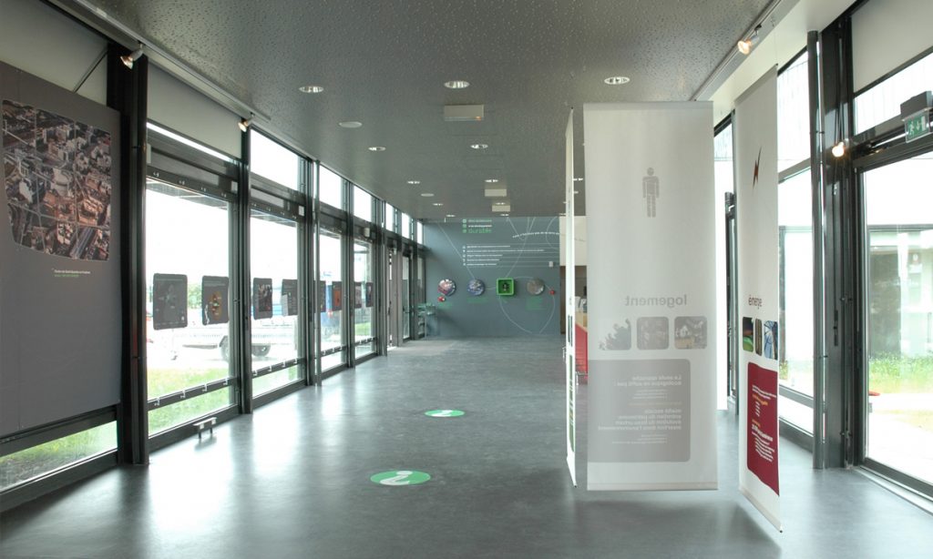 Sc&eacute;nographie pour la maison de l'environnement de St Quentin en Yelines